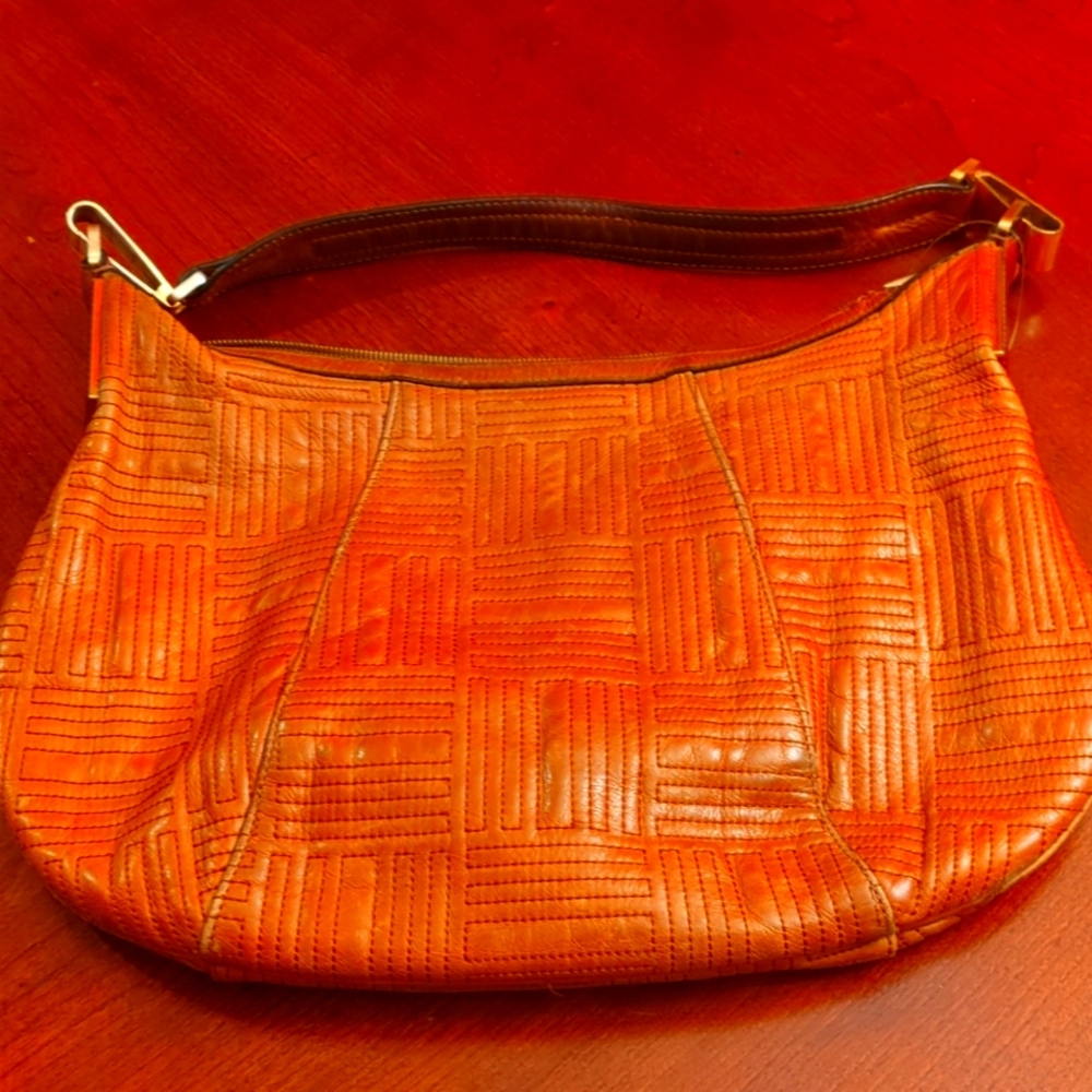 Calvin Klein hobo leather handbag